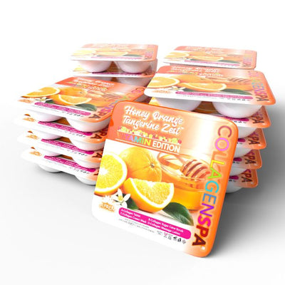LA PALM CollagenSpa® 4 Step Pedi Tray Honey Orange Tangerine Zest