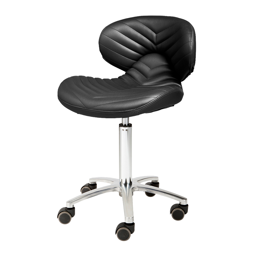 Whale Spa -  Lexi Pro- Chevron Manicure Stool 1010H