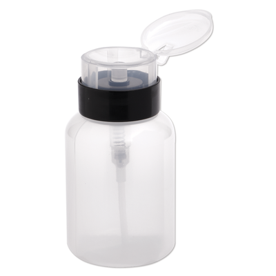 Clear Pump Dispenser Bottle, 4oz.
