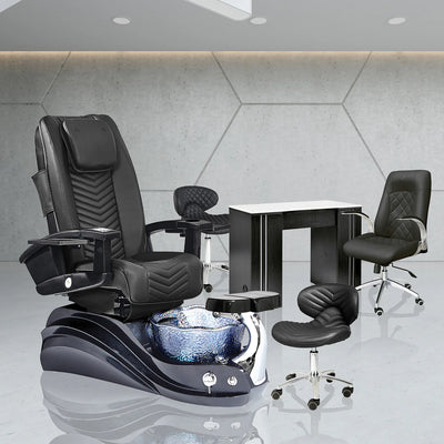 Whale Spa -  Crane II with Human Touch™ FlexGlide® Pedicure Chair WS800 Package