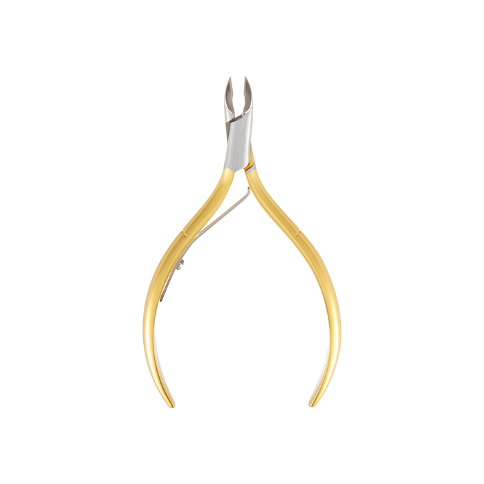 GOLD Cuticle Nipper - D-05V (Stainless Steel)