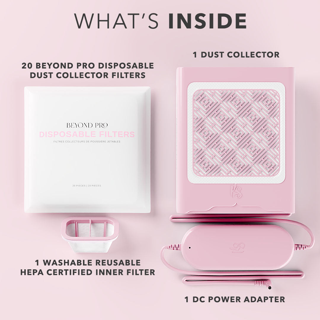 Kiara Sky -  Beyond Pro Nail Dust Collector - Pink