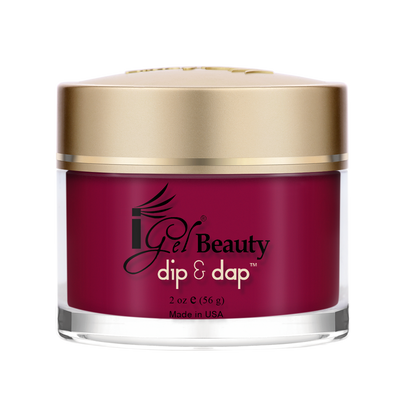 iGel Dip & Dap Powder - DD034 Dark Crimson - RECOMMENDED FOR DIP