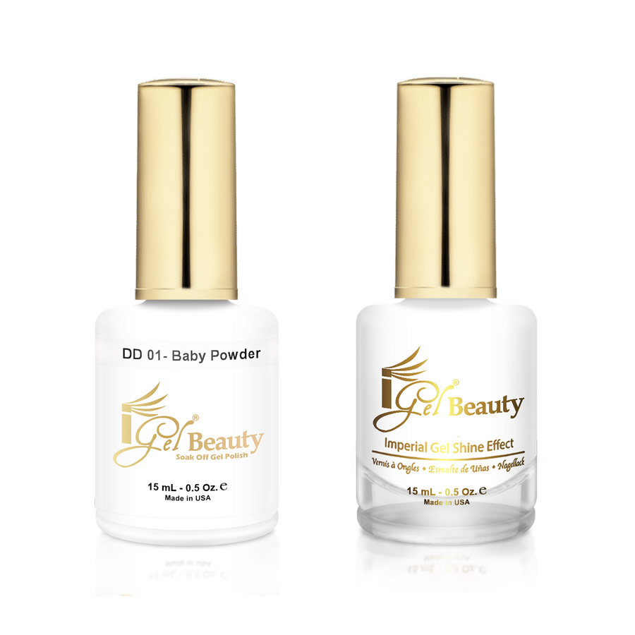 iGel Beauty -  iGel Dip & Dap Duo - DD001 Baby Powder (PURE WHITE)