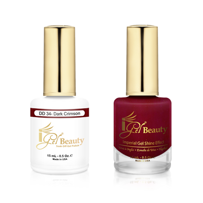 iGel Beauty -  iGel Dip & Dap Duo - DD034 Dark Crimson