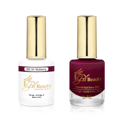 iGel Beauty -  iGel Dip & Dap Duo - DD035 Mulberry