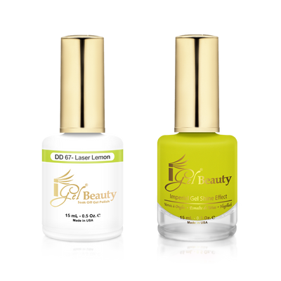 iGel Beauty -  iGel Dip & Dap Duo - DD067 Laser Lemon