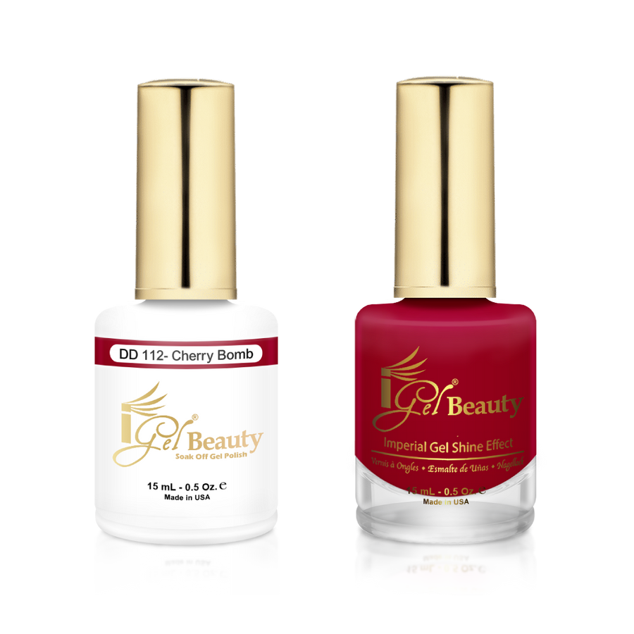 iGel Beauty -  iGel Dip & Dap Duo - DD112 Cherry Bomb