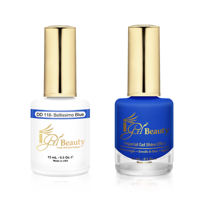 iGel Beauty -  iGel Dip & Dap Duo - DD118 Bellissimo Blue