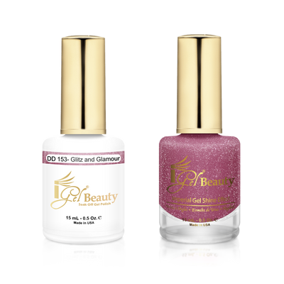 iGel Beauty -  iGel Dip & Dap Duo - DD153 Glitz & Glamour
