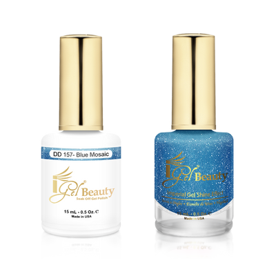 iGel Beauty -  iGel Dip & Dap Duo - DD157 Blue Mosaic