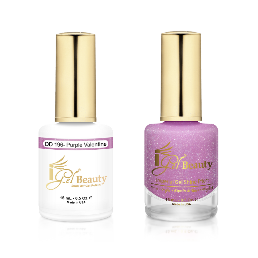 iGel Beauty -  iGel Dip & Dap Duo - DD196 Purple Valentine