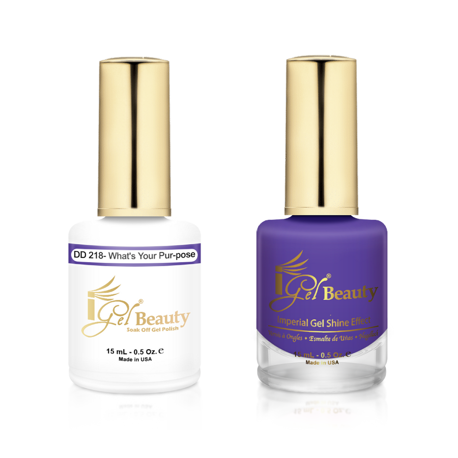 iGel Beauty -  iGel Dip & Dap Duo - DD218 What's Your Pur-Pose