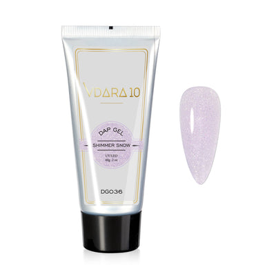 Vdara10 DAP Gel - Poly Shimmer Snow DG036