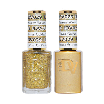 Golden Treasure Waves DIVA #029  DUO Gel & Lacquer