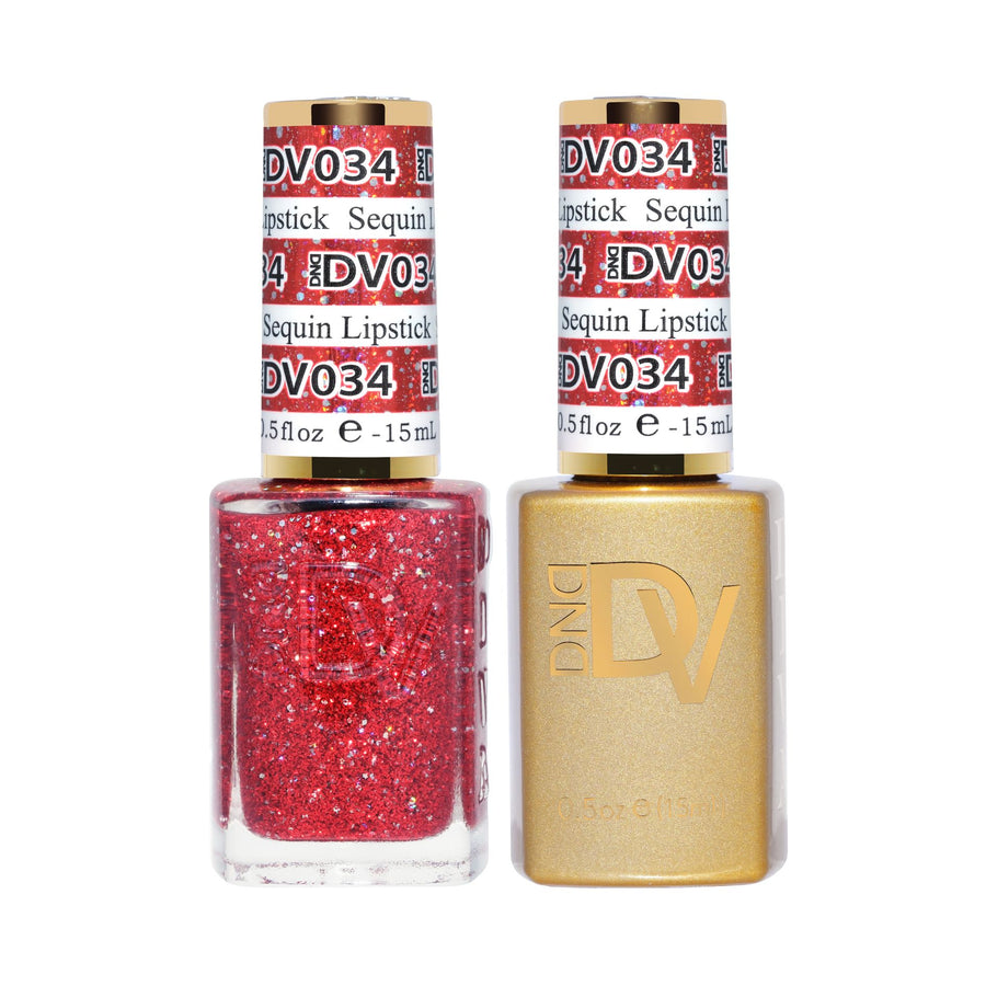 Sequin Lipstick DIVA #034  DUO Gel & Lacquer