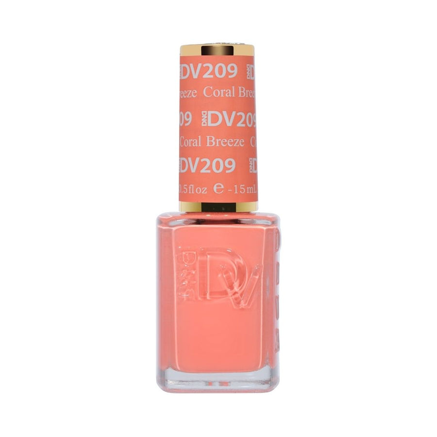Coral Breeze DIVA #209  DUO Gel & Lacquer