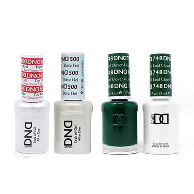 DND - #500#600  Gel & Lacquer Combo - 4 Leaf Clover - #748
