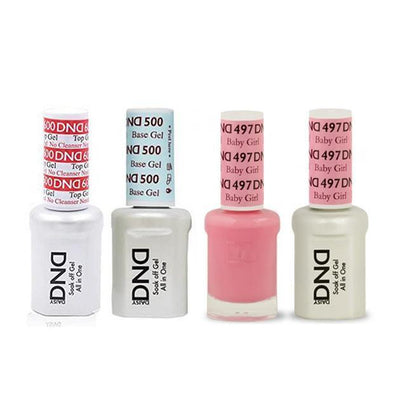 DND - #500#600  Gel & Lacquer Combo - Baby Girl - #497