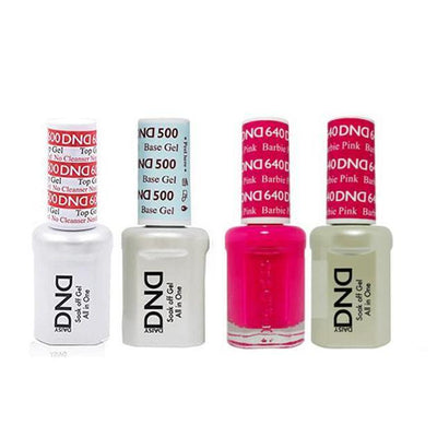 DND - #500#600  Gel & Lacquer Combo - Barbie Pink - #640