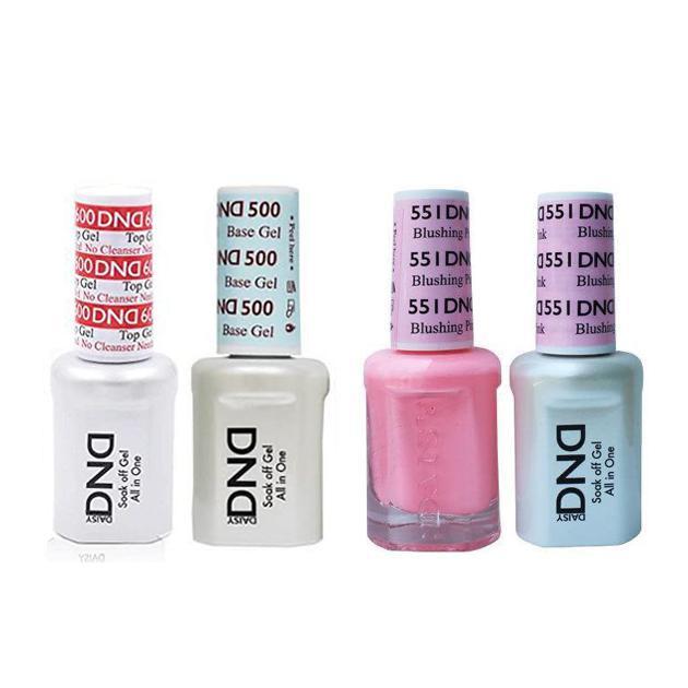 DND - #500#600  Gel & Lacquer Combo - Blushing Pink - #551