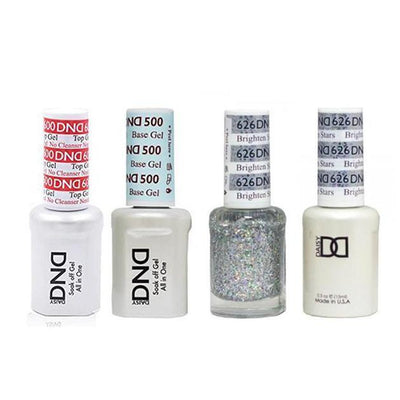 DND - #500#600  Gel & Lacquer Combo - Brighten Stars - #626