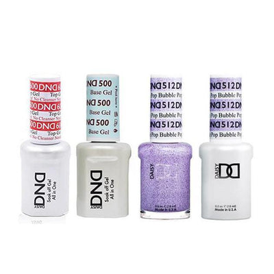 DND - #500#600  Gel & Lacquer Combo - Bubble Pop - #512