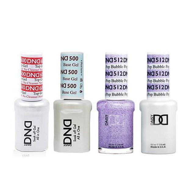 DND - #500#600  Gel & Lacquer Combo - Bubble Pop - #512