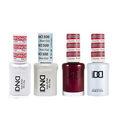 DND - #500#600 Gel & Lacquer Combo - Cherry Bomb - #699