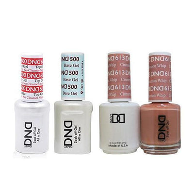 DND - #500#600 Gel & Lacquer Combo - Cinnamon Whip - #613