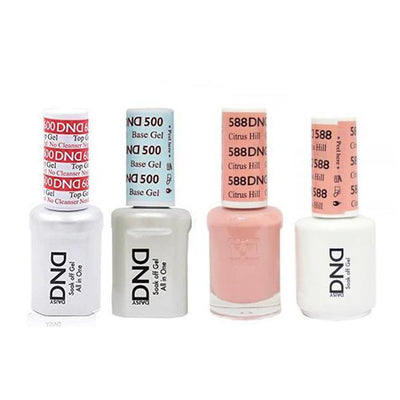 DND - #500#600 Gel & Lacquer Combo - Citrus Hill - #588