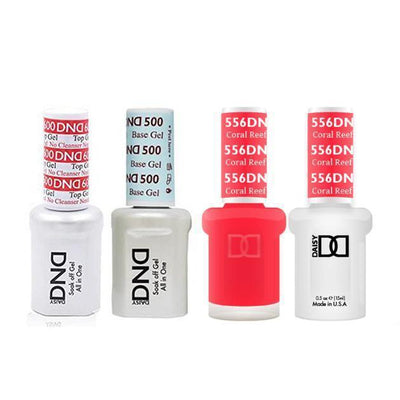 DND - #500#600 Gel & Lacquer Combo - Coral Reef - #556