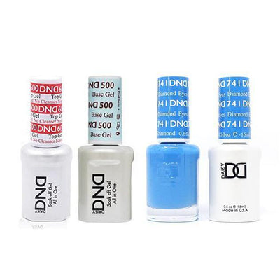 DND - #500#600 Gel & Lacquer Combo - Diamond Eyes - #741