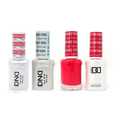 DND - #500#600 Gel & Lacquer Combo - Electric Night - #758