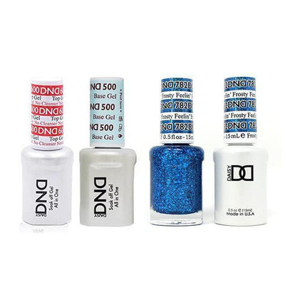 DND - #500#600 Gel & Lacquer Combo - Feelin' Frosty - #782