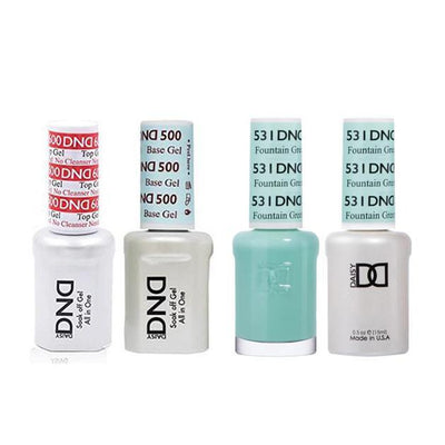 DND - #500#600 Gel & Lacquer Combo - Fountain Green UT - #531