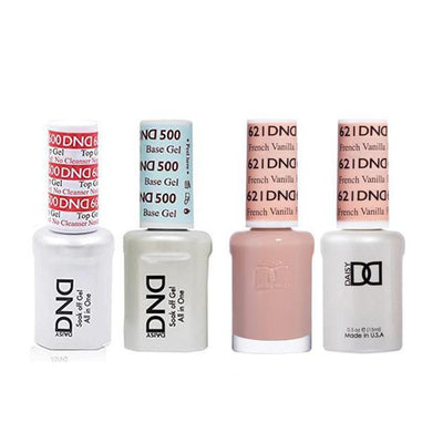 DND - #500#600 Gel & Lacquer Combo - French Vanilla - #621