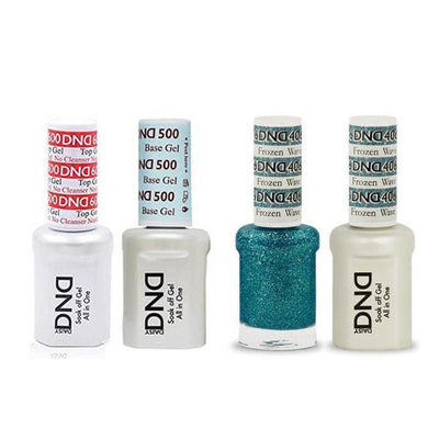 DND - #500#600 Gel & Lacquer Combo - Frozen Wave - #406