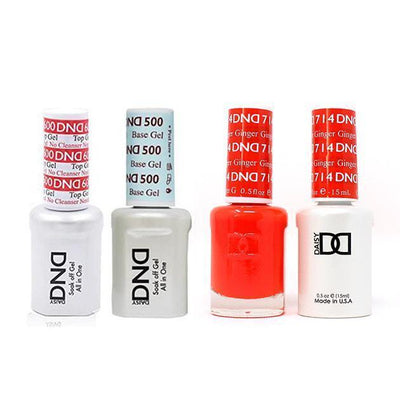 DND - #500#600 Gel & Lacquer Combo - Ginger - #714