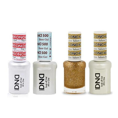 DND - #500#600 Gel & Lacquer Combo - Golden Sahara Star - #401