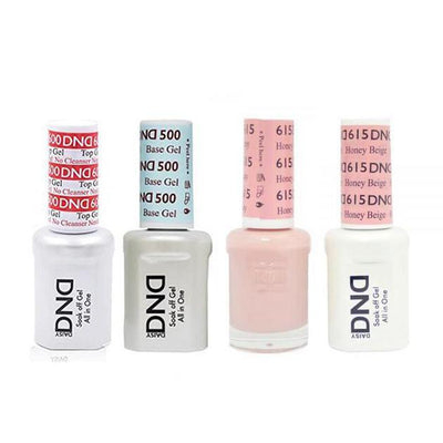 DND - #500#600 Gel & Lacquer Combo - Honey Beige - #615