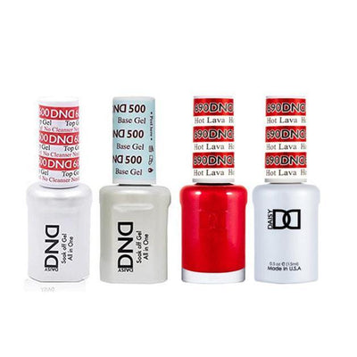 DND - #500#600 Gel & Lacquer Combo - Hot Lava - #690
