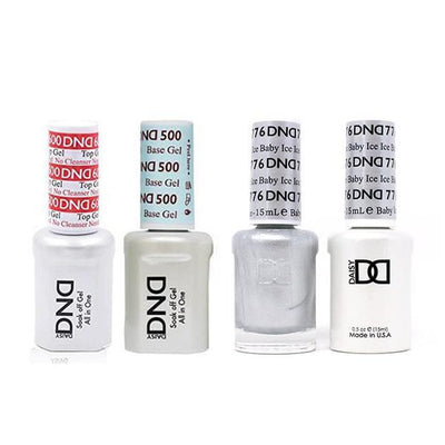 DND - #500#600 Gel & Lacquer Combo - Ice Ice Baby - #776