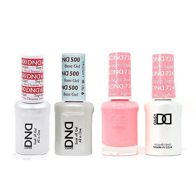DND - #500#600 Gel & Lacquer Combo - Jiggles - #724