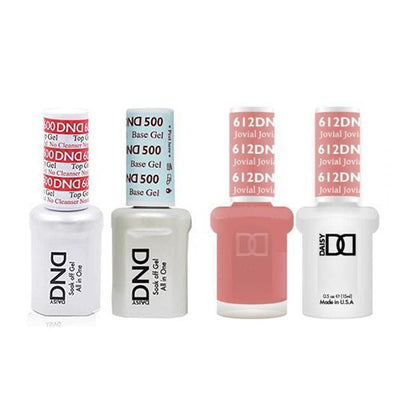 DND - #500#600 Gel & Lacquer Combo - Jovial - #612