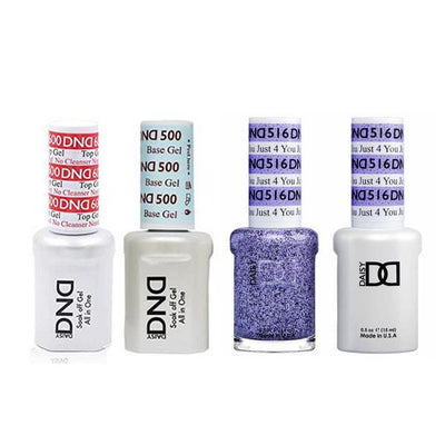 DND - #500#600 Gel & Lacquer Combo - Just 4 You - #516