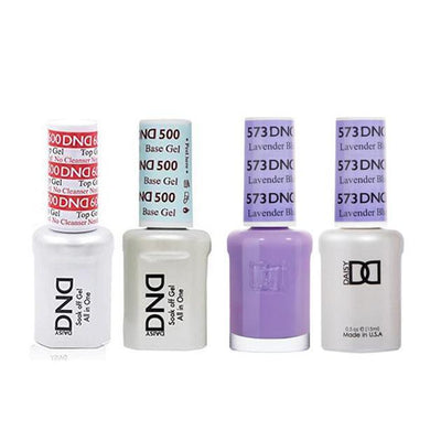 DND - #500#600 Gel & Lacquer Combo - Lavender Blue - #573