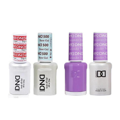 DND - #500#600 Gel & Lacquer Combo - Lavender Prophet - #492