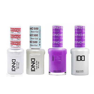 DND - #500#600 Gel & Lacquer Combo - Lilac Season - #493