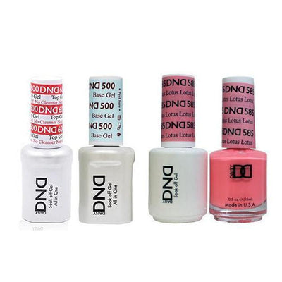 DND - #500#600 Gel & Lacquer Combo - Lotus - #585